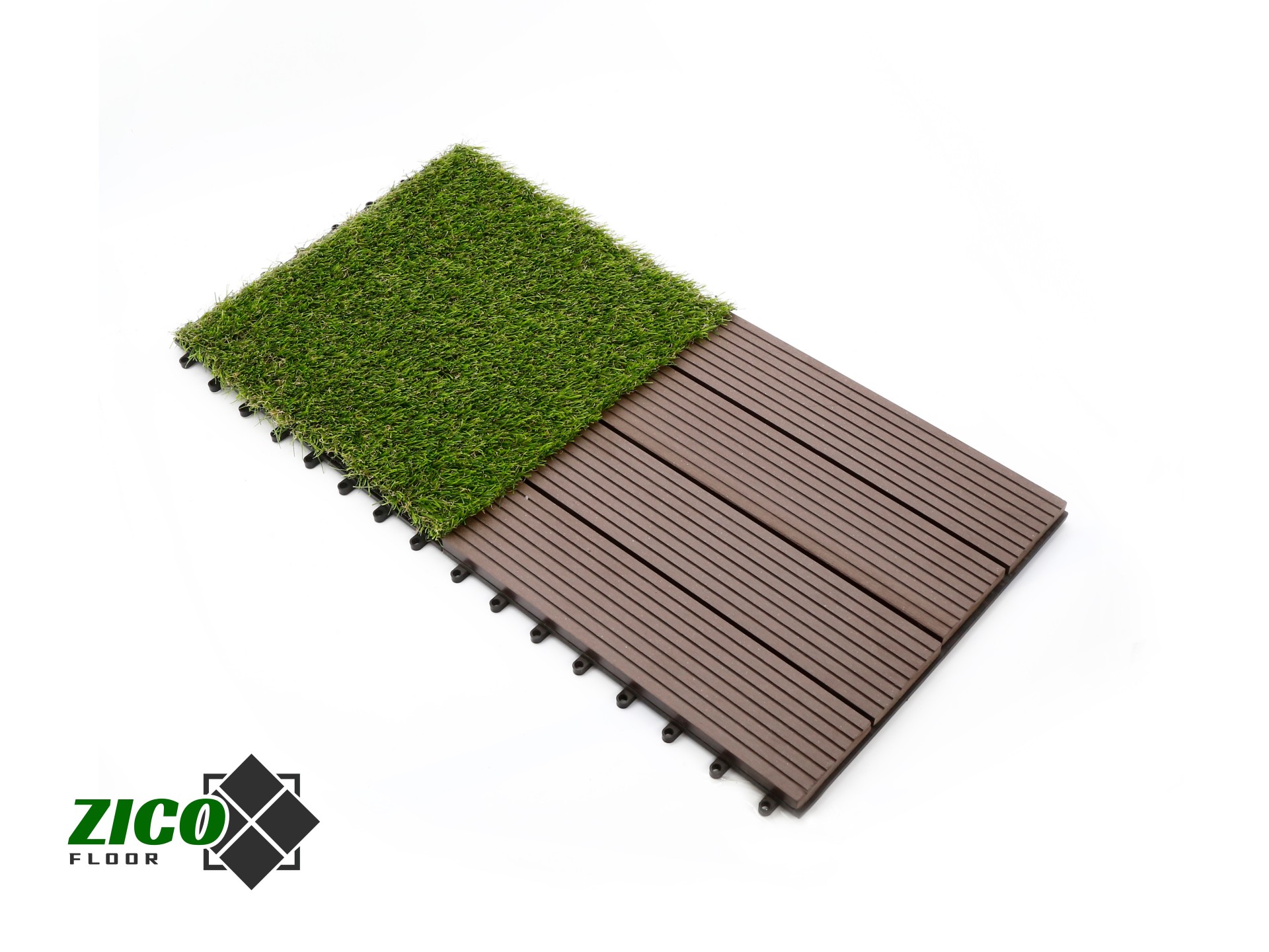 DIY Interlocking artificial turf tile (ZCIG + ZCWT)